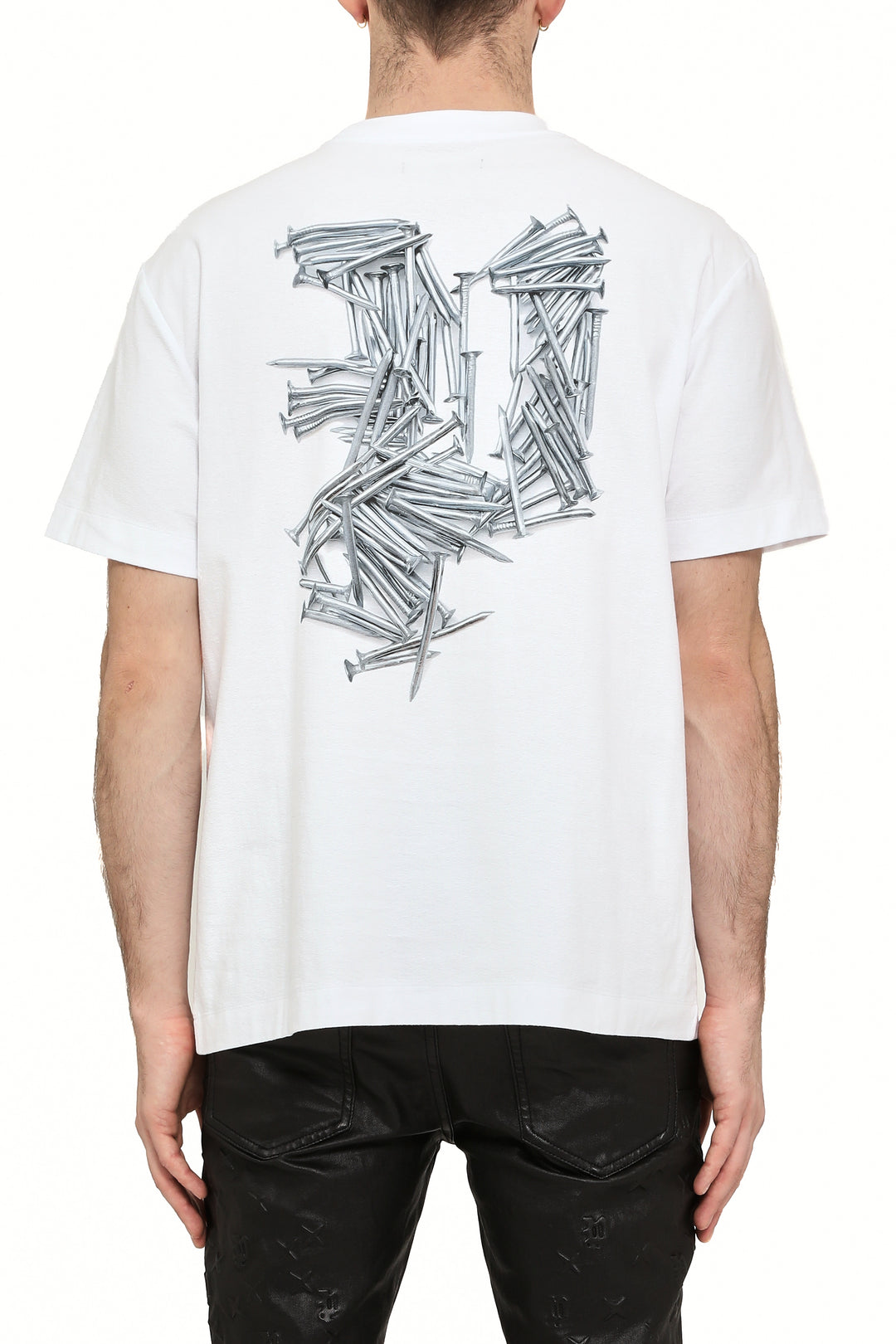 Purple Brand P104 White TWPN425 Textured Inside Out Tee - White