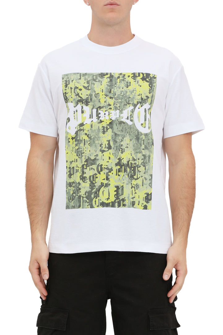 Purple Brand P104 White TWGC325 Textured Jersey SS Tee - White