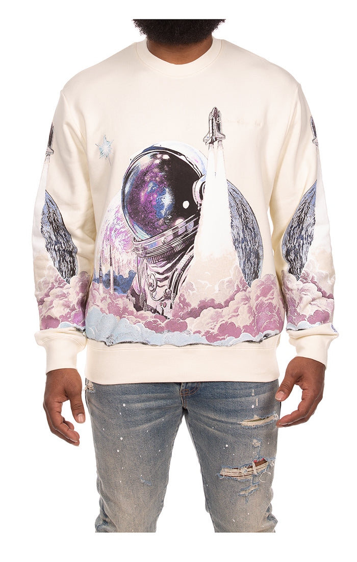 Billionaire Boys Club bb destination sweatshirt - winter white