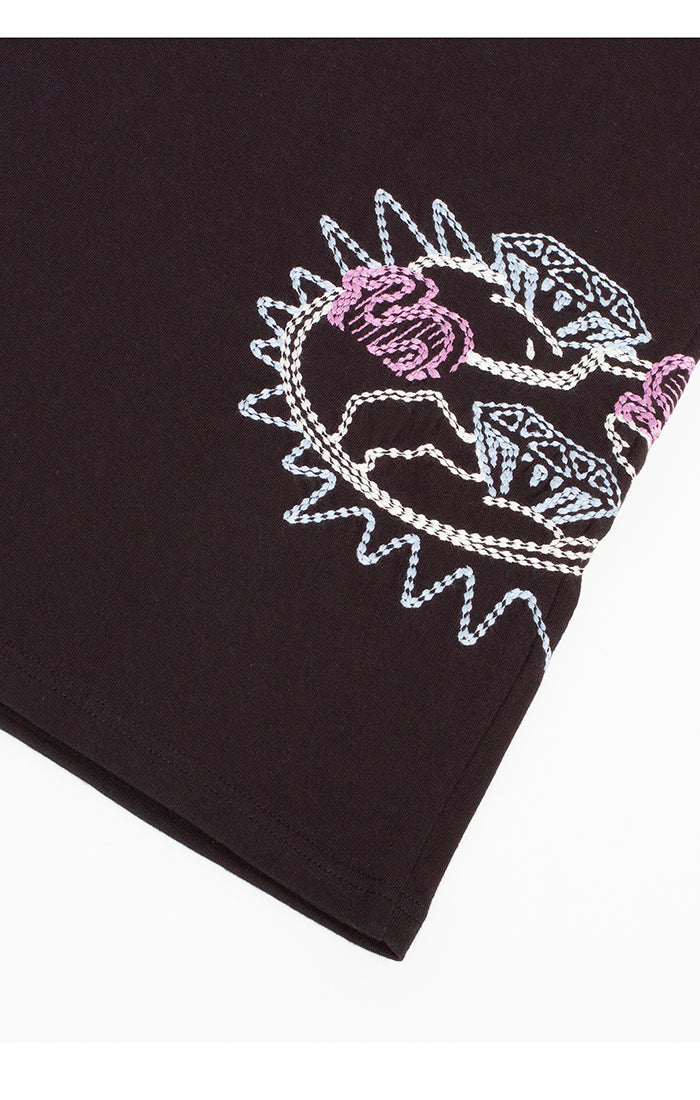 ICECREAM the palms ss knit (oversize) - stretch limo