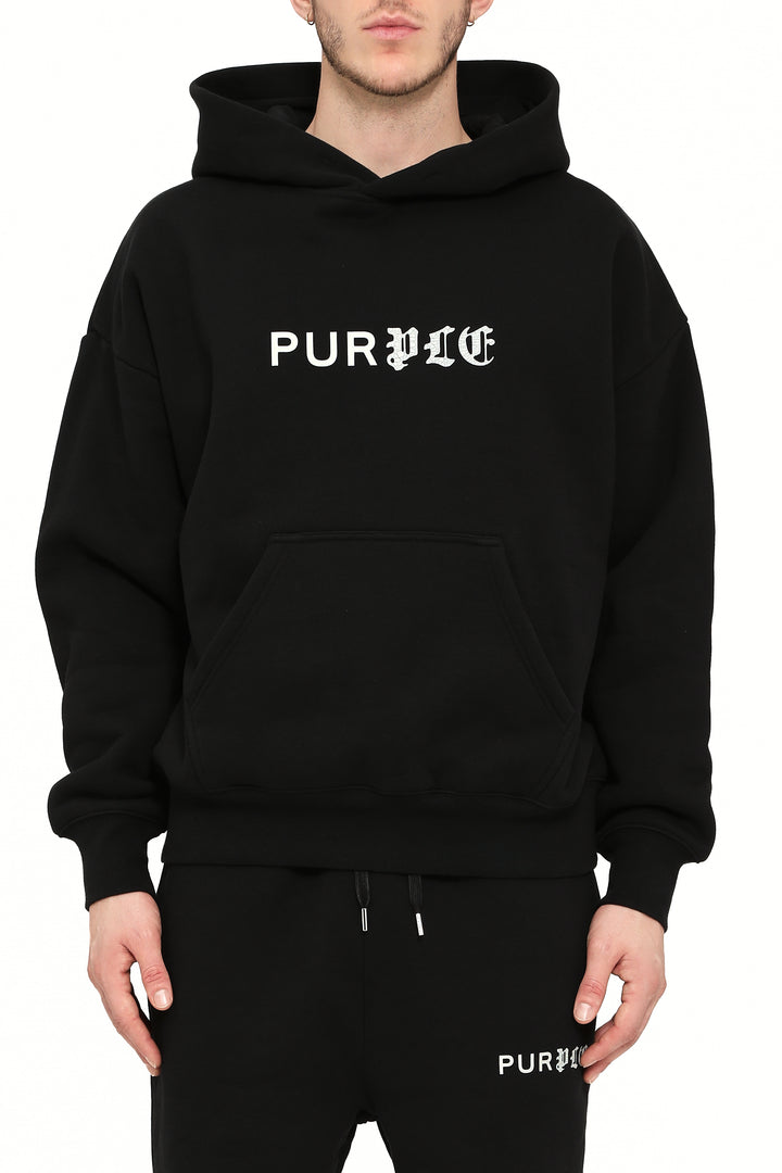 Purple Brand P401 Black HFBH425 HWT Fleece PO Hoody - Black