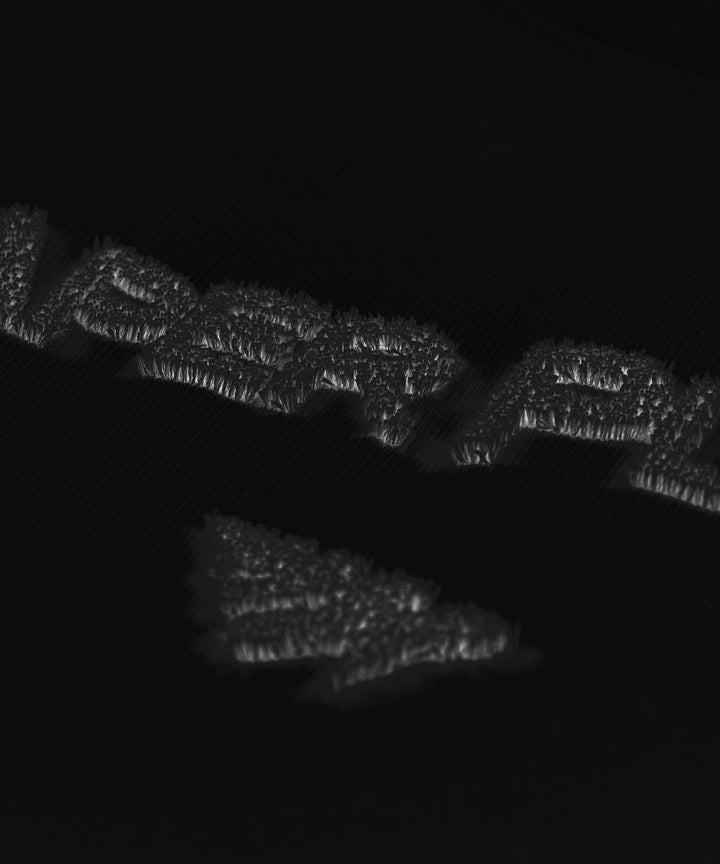 Paper Planes Heavyweight Textured Logo Tee - Black