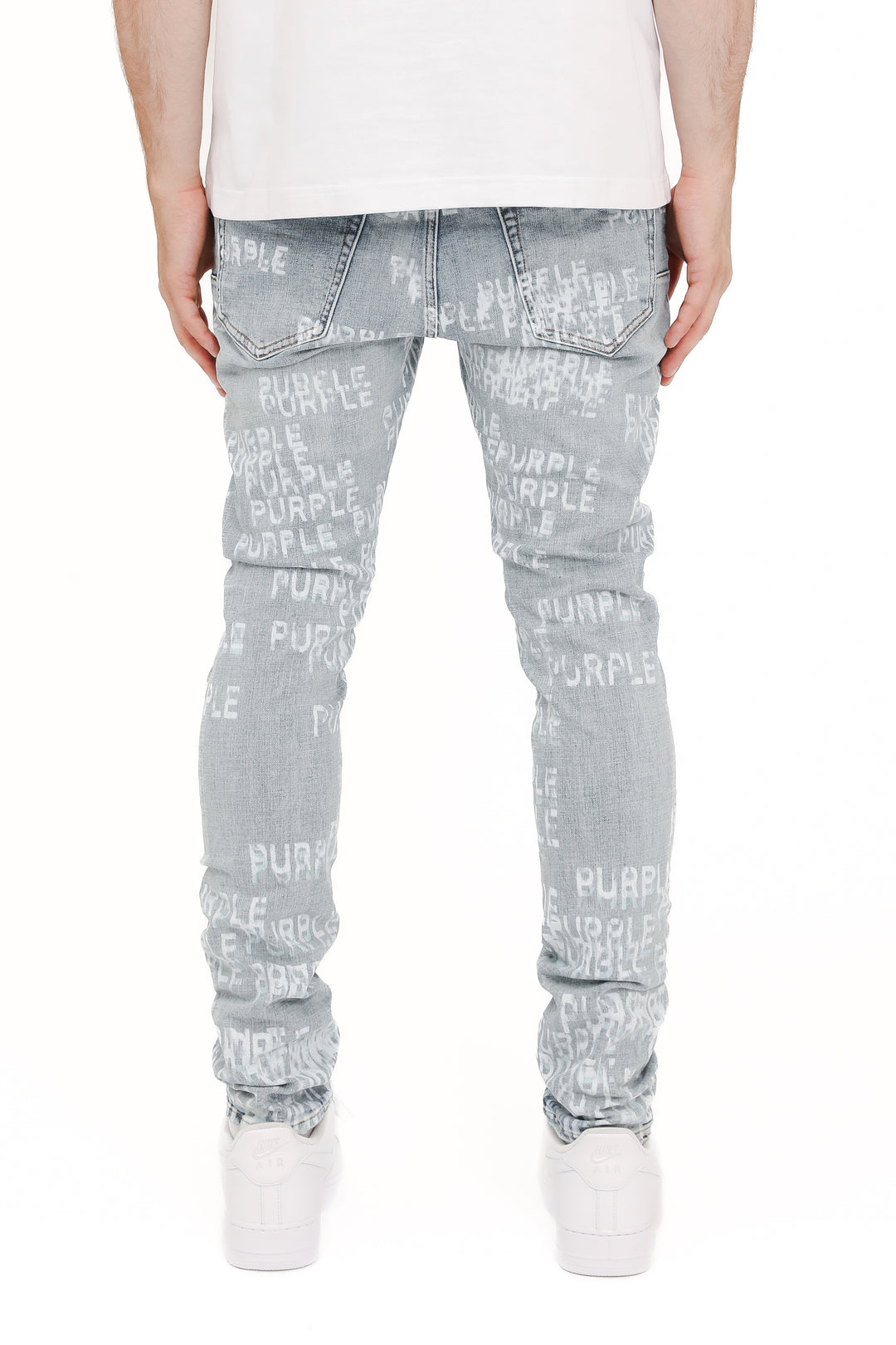 Purple Brand P001 Light Indigo SPBI225 Skinny Purple Blue - Light Indigo