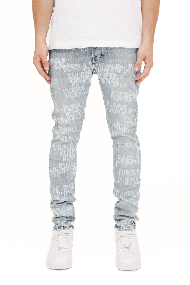 Purple Brand P001 Light Indigo SPBI225 Skinny Purple Blue - Light Indigo