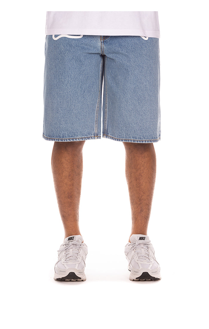 ICECREAM big boi jean shorts (vanilla fit) - light caramel