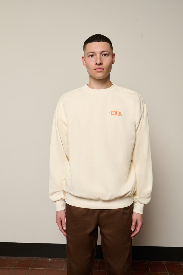 Born X Raised Unconditional Love Crewneck - Cream
