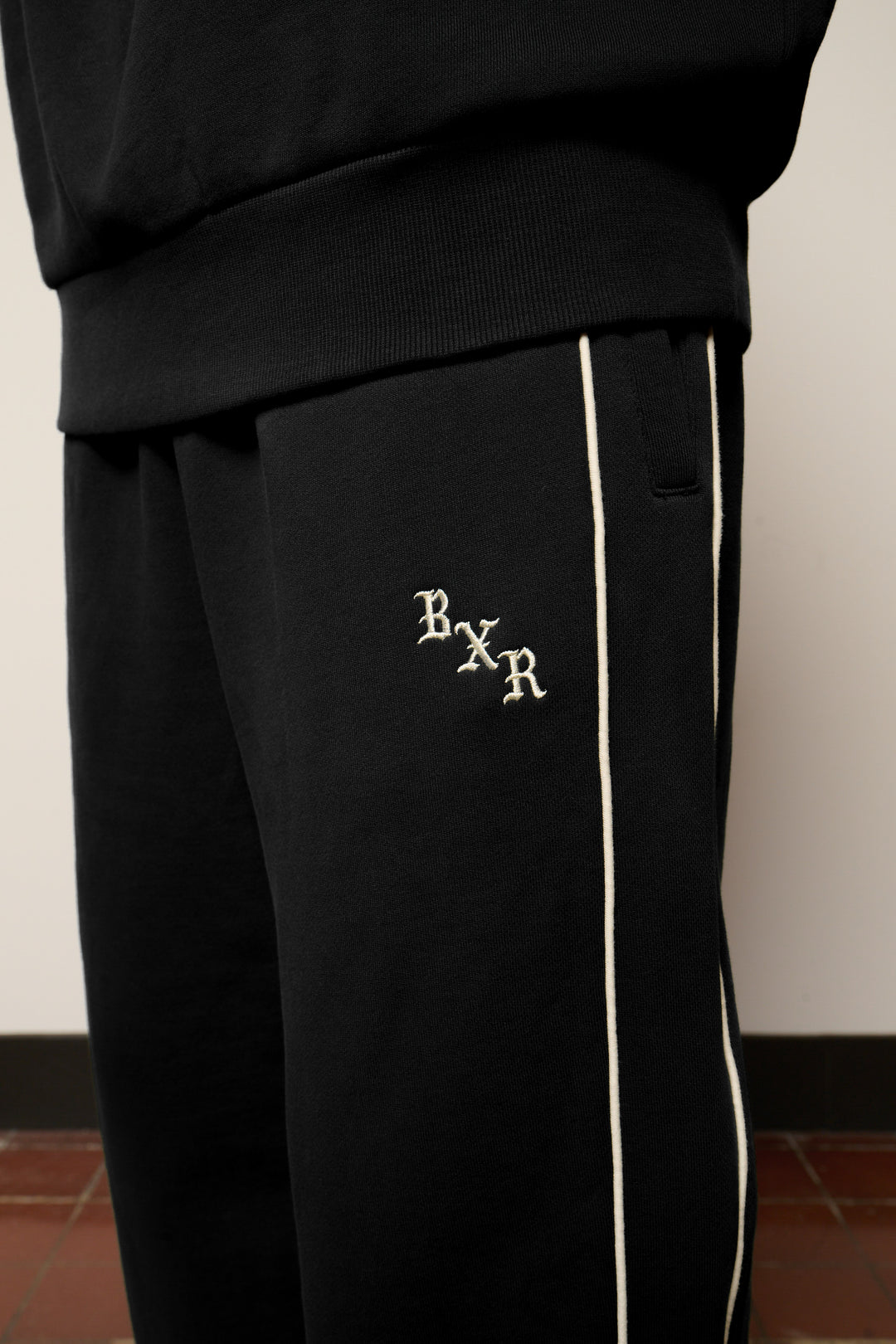 Born X Raised Piped Sweatpants - Black