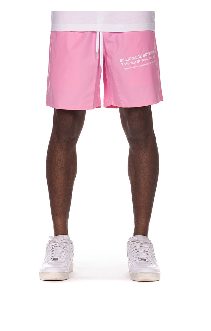 Billionaire Boys Club bb mercer shorts - begonia pink