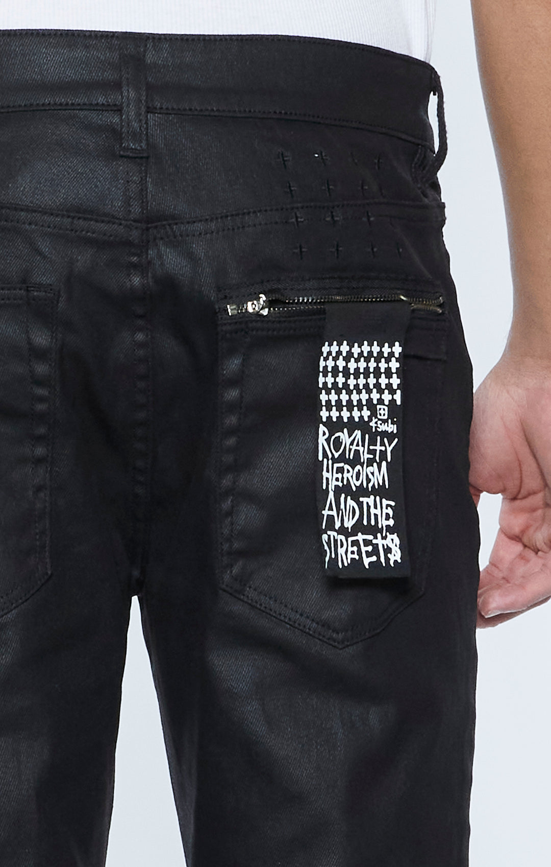 KSUBI van winkle waxed caged - black