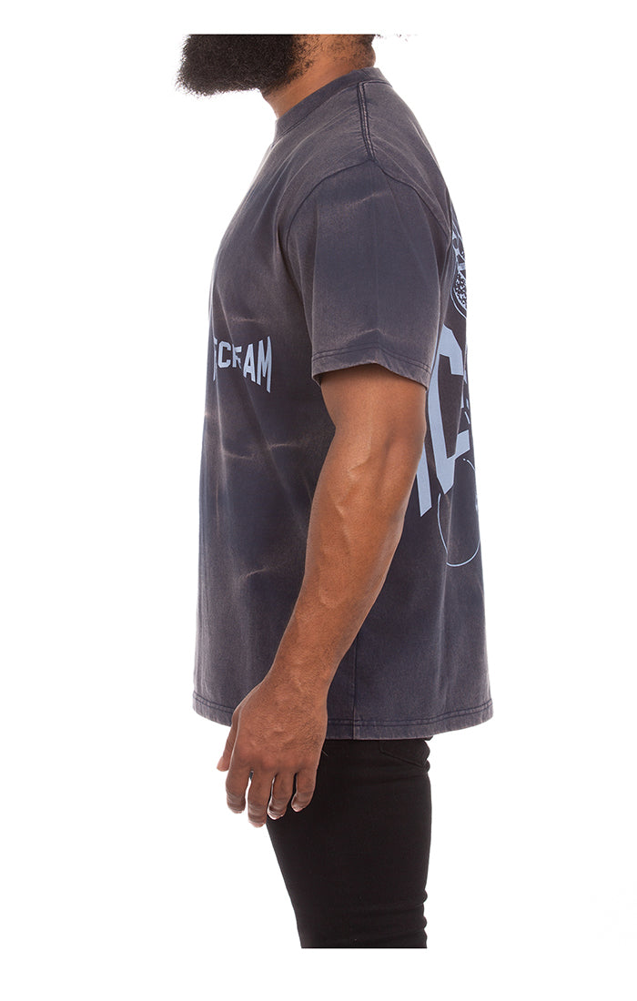 ICECREAM wrestle ss knit (oversize) - navy blazer