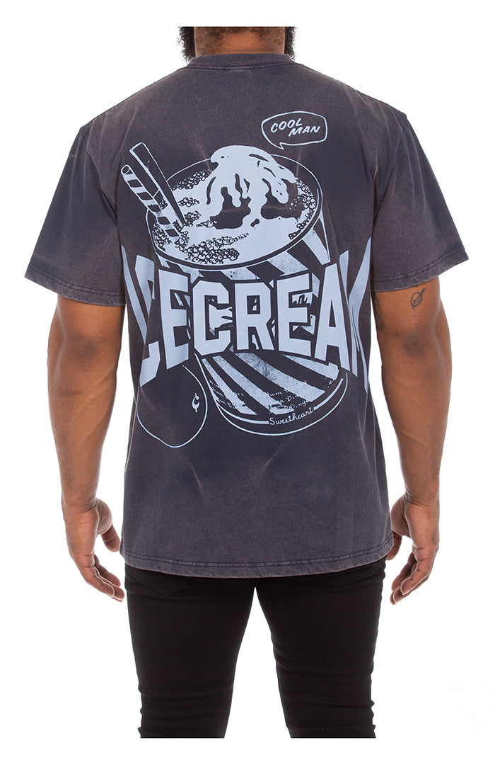 ICECREAM wrestle ss knit (oversize) - navy blazer