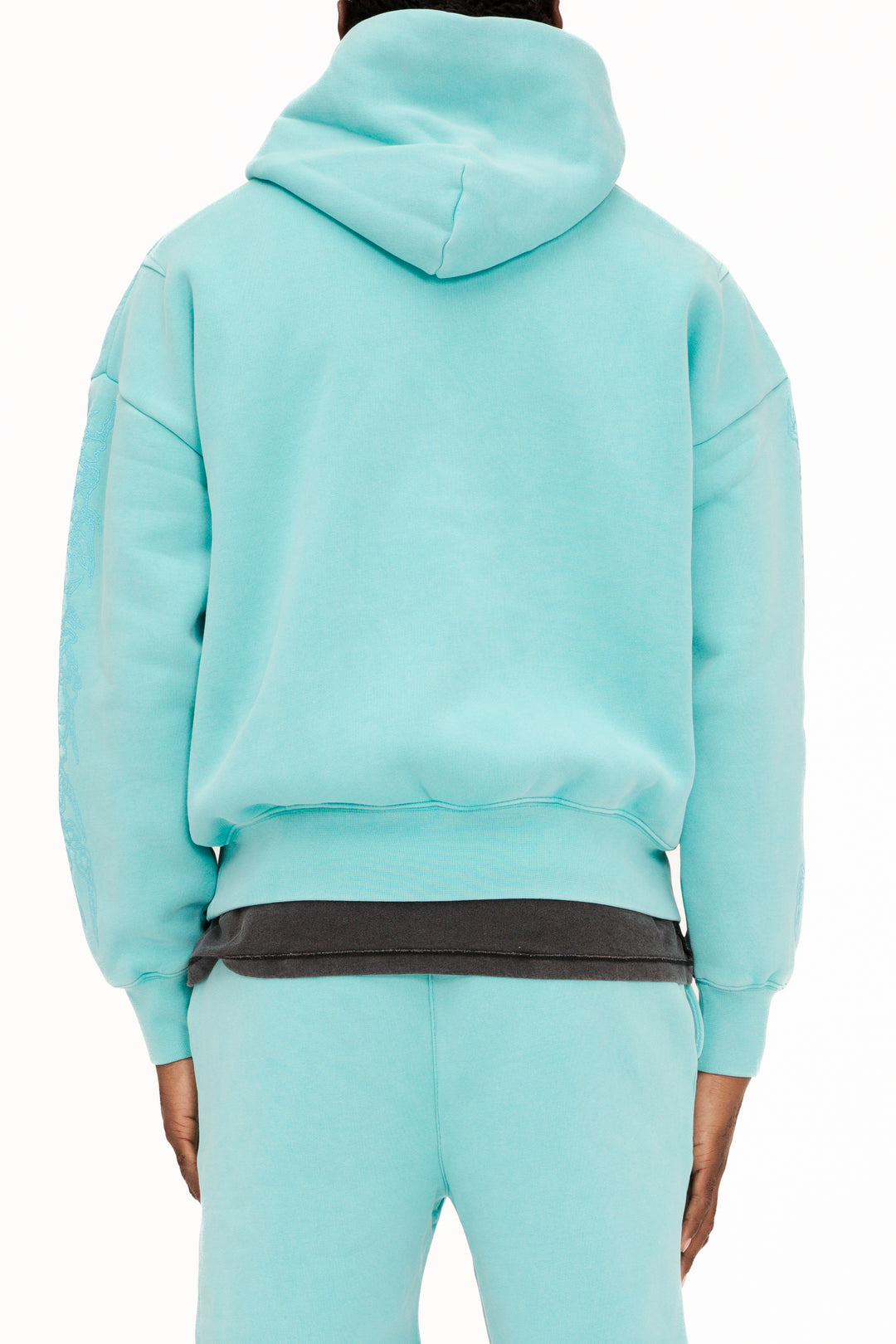 Purple Brand P401 Green HCAG225 HWT Fleece PO Hoody - Green