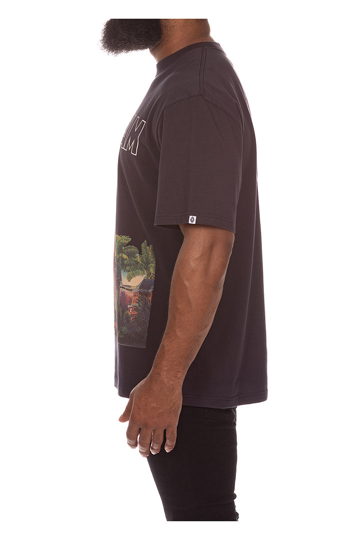 ICECREAM estate ss knit (oversize fit) - charcoal art