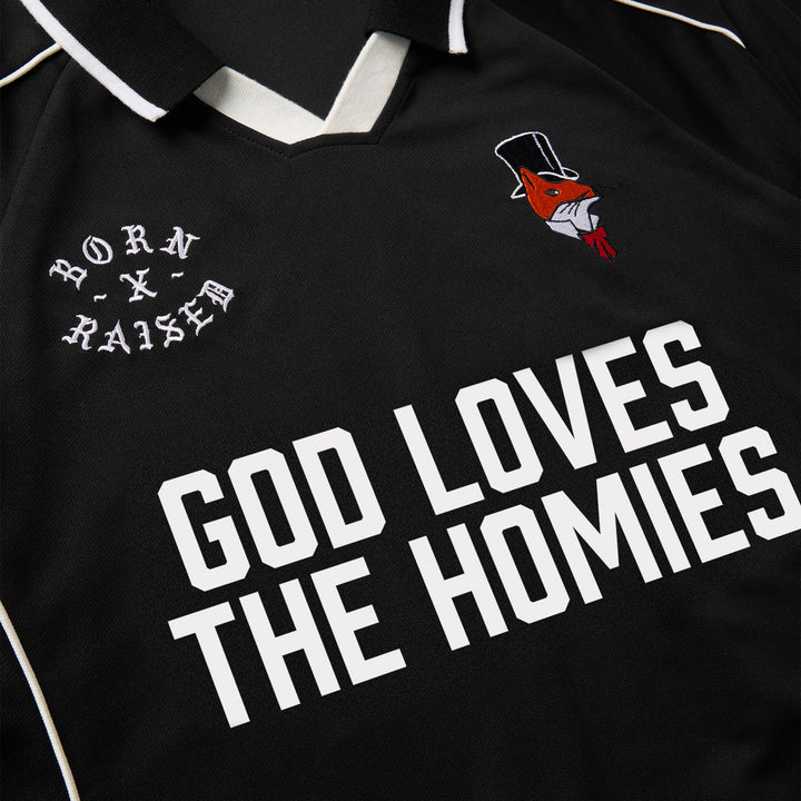 Born X Raised God Loves The Homies Jersey - Black