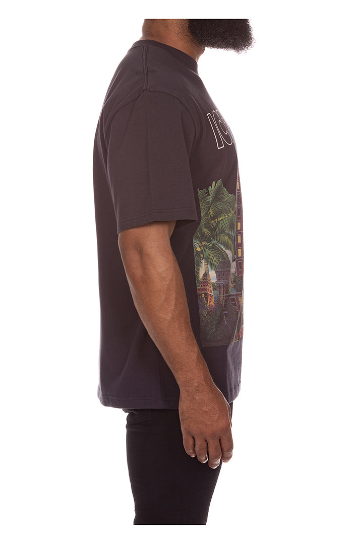 ICECREAM estate ss knit (oversize fit) - charcoal art