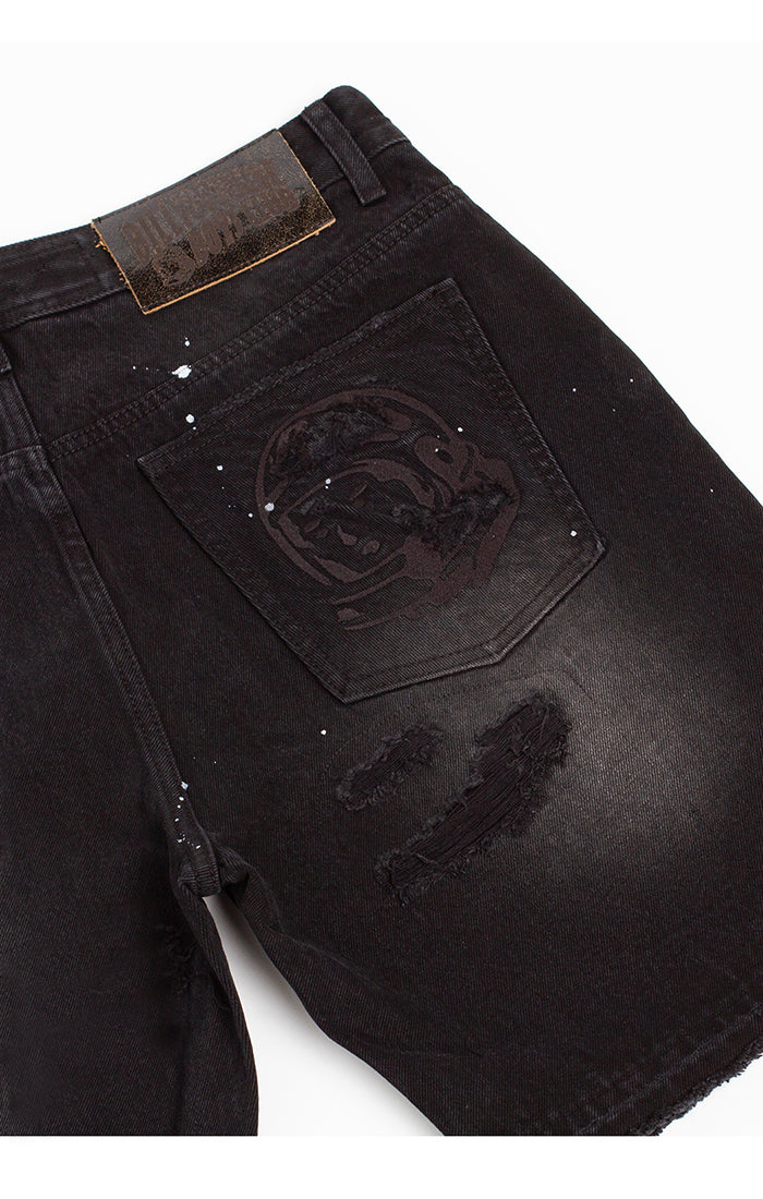 Billionaire Boys Club bb outer limit jean shorts - comet black