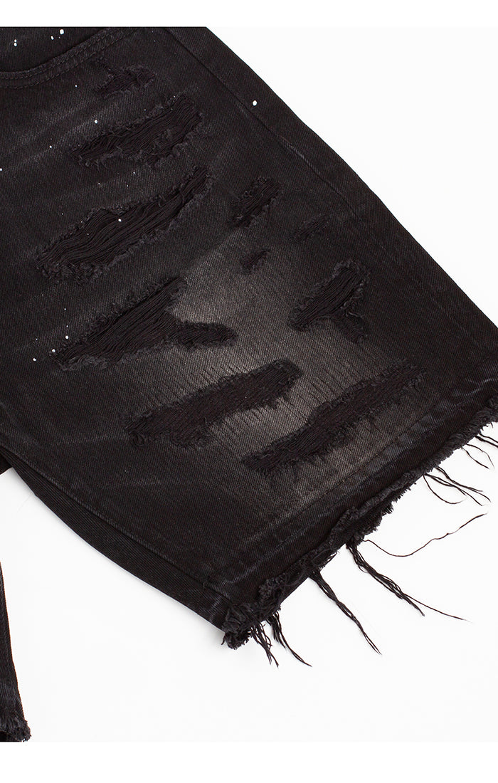 Billionaire Boys Club bb outer limit jean shorts - comet black