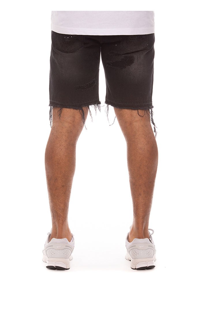 Billionaire Boys Club bb outer limit jean shorts - comet black