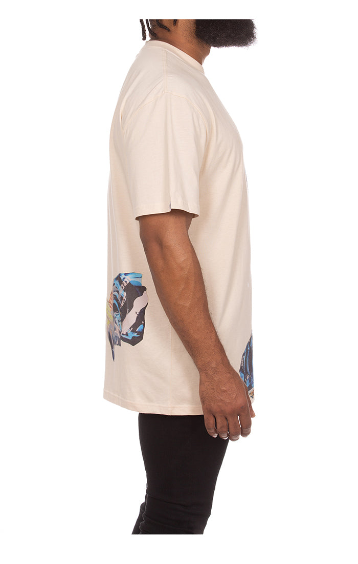 ICECREAM candy drop ss knit (oversize) - fog