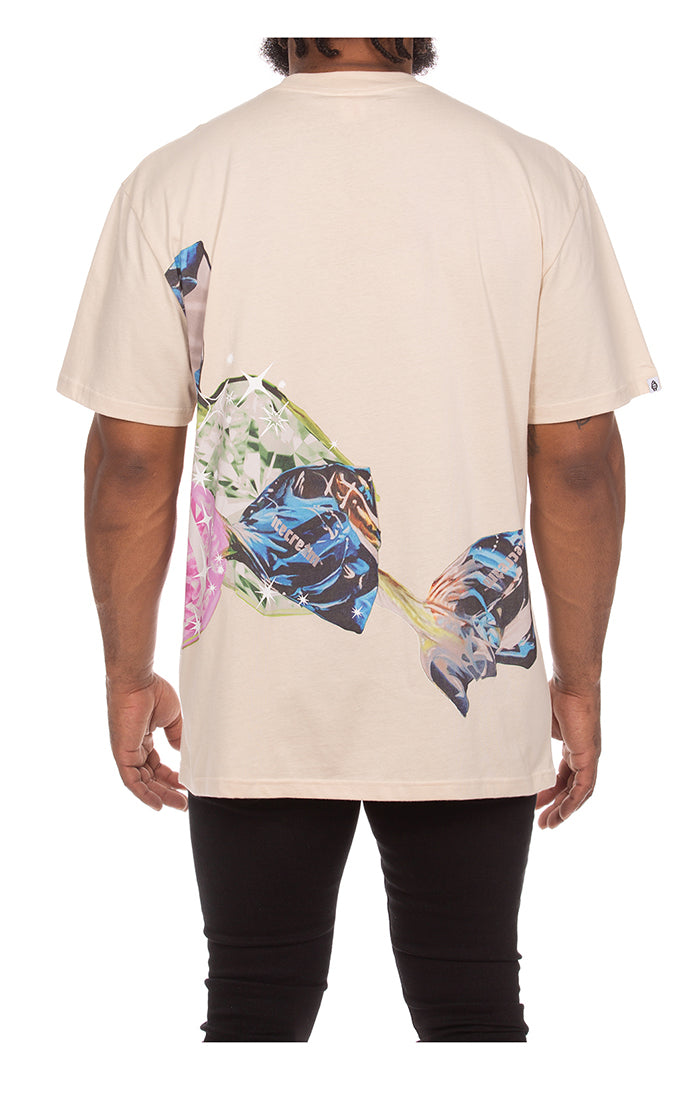 ICECREAM candy drop ss knit (oversize) - fog