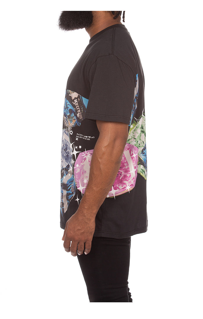 ICECREAM candy drop ss knit (oversize) - stretch limo