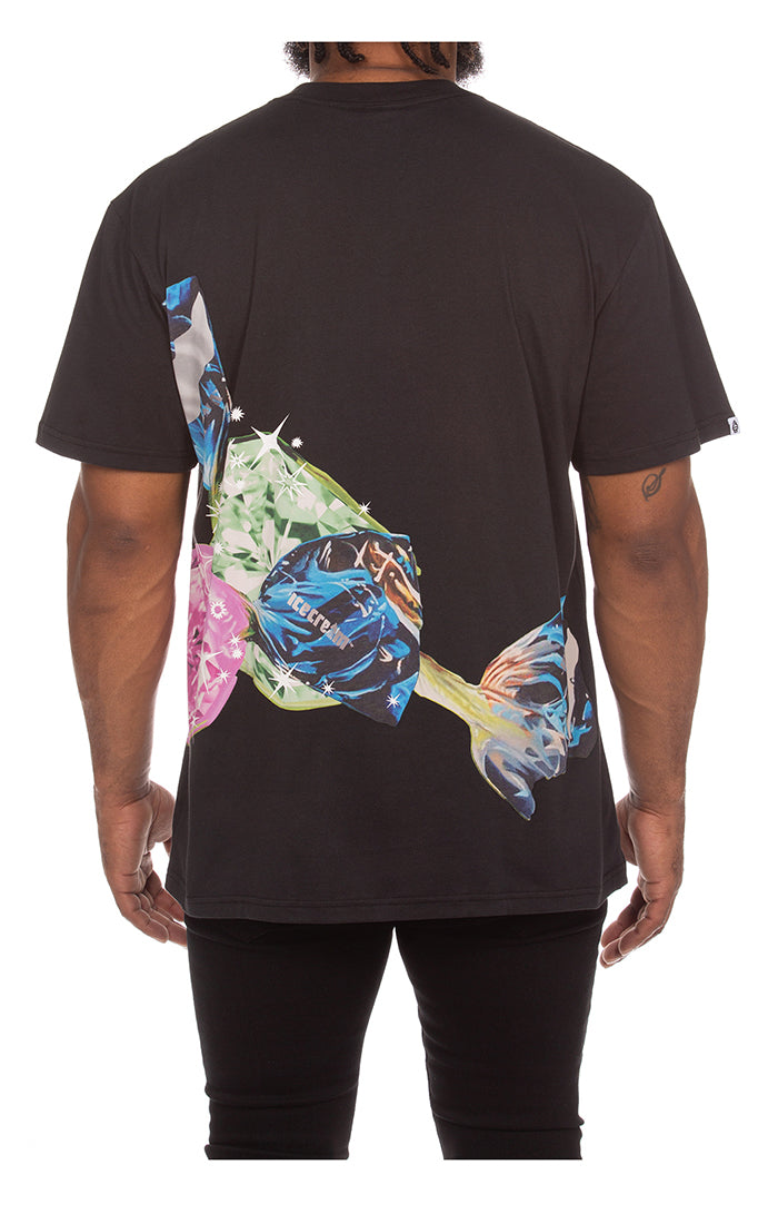 ICECREAM candy drop ss knit (oversize) - stretch limo