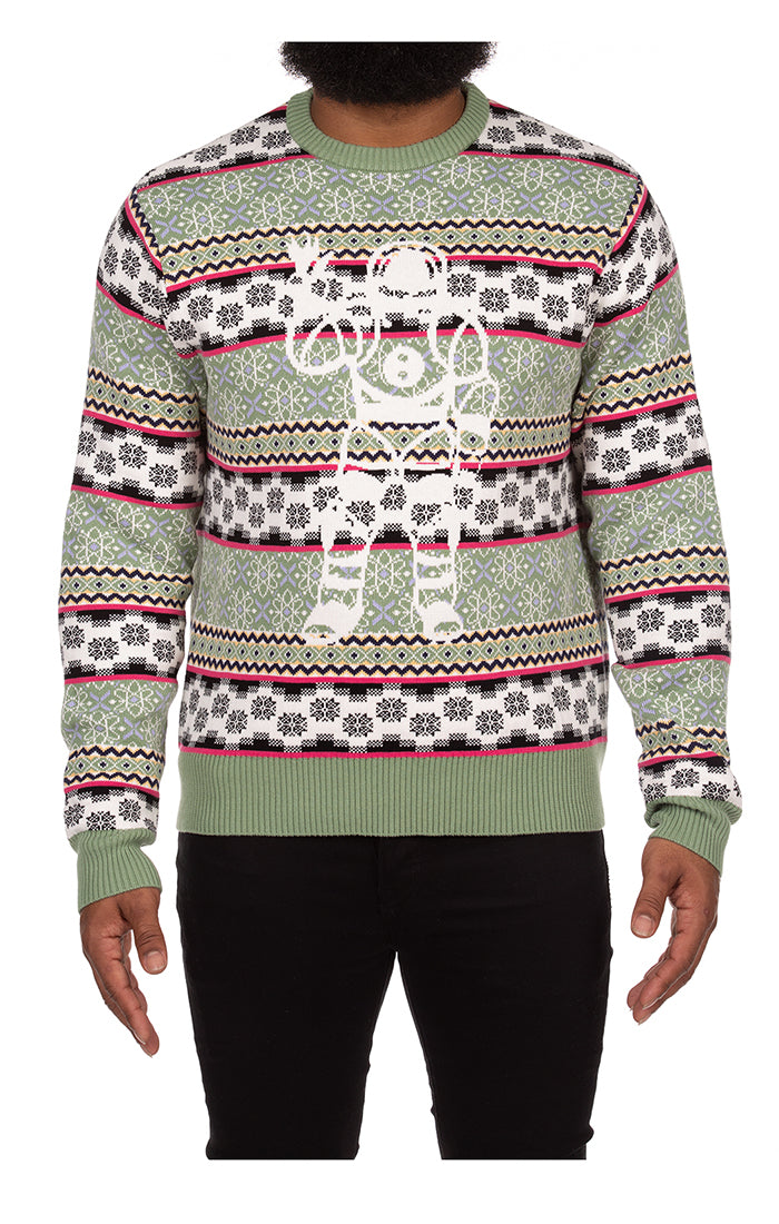Billionaire Boys Club bb greetings sweater - whisper white