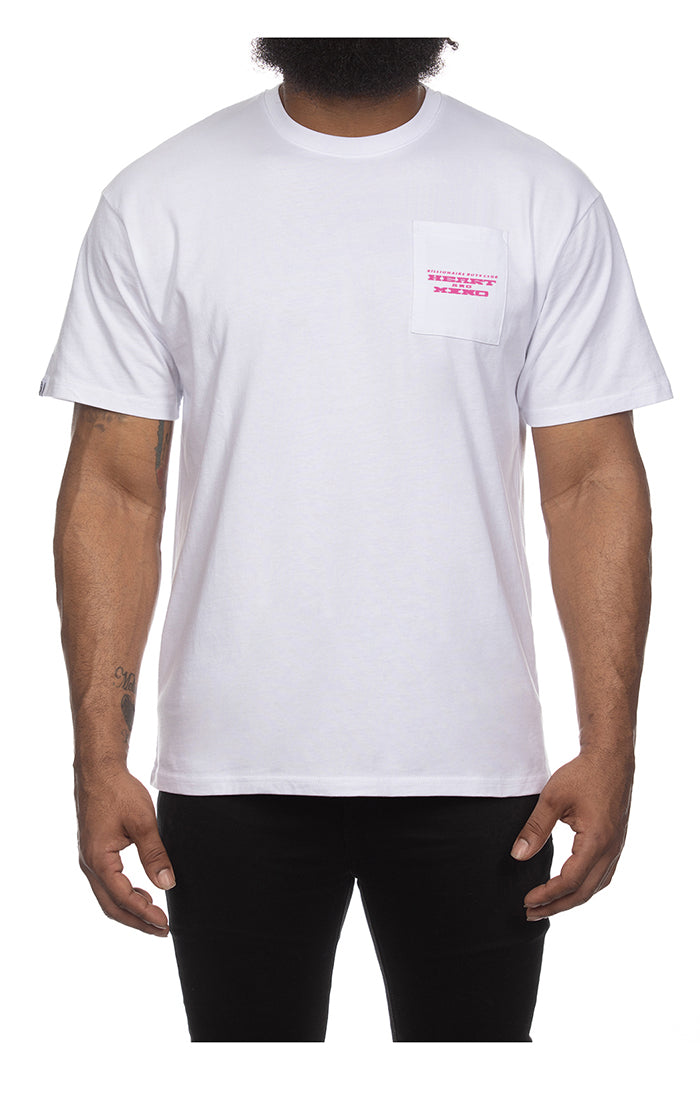 Billionaire Boys Club bb heart ss knit - white