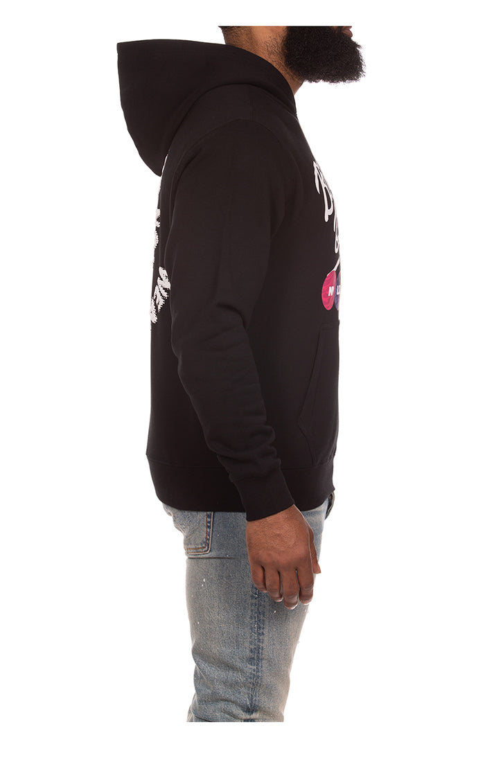 Billionaire Boys Club bb script hoodie - black