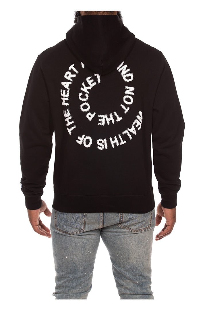 Billionaire Boys Club bb script hoodie - black