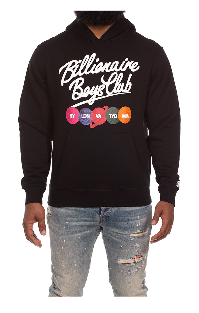 Billionaire Boys Club bb script hoodie - black