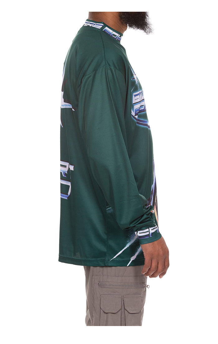 Billionaire Boys Club bb discovery jersey ls knit - rain forest