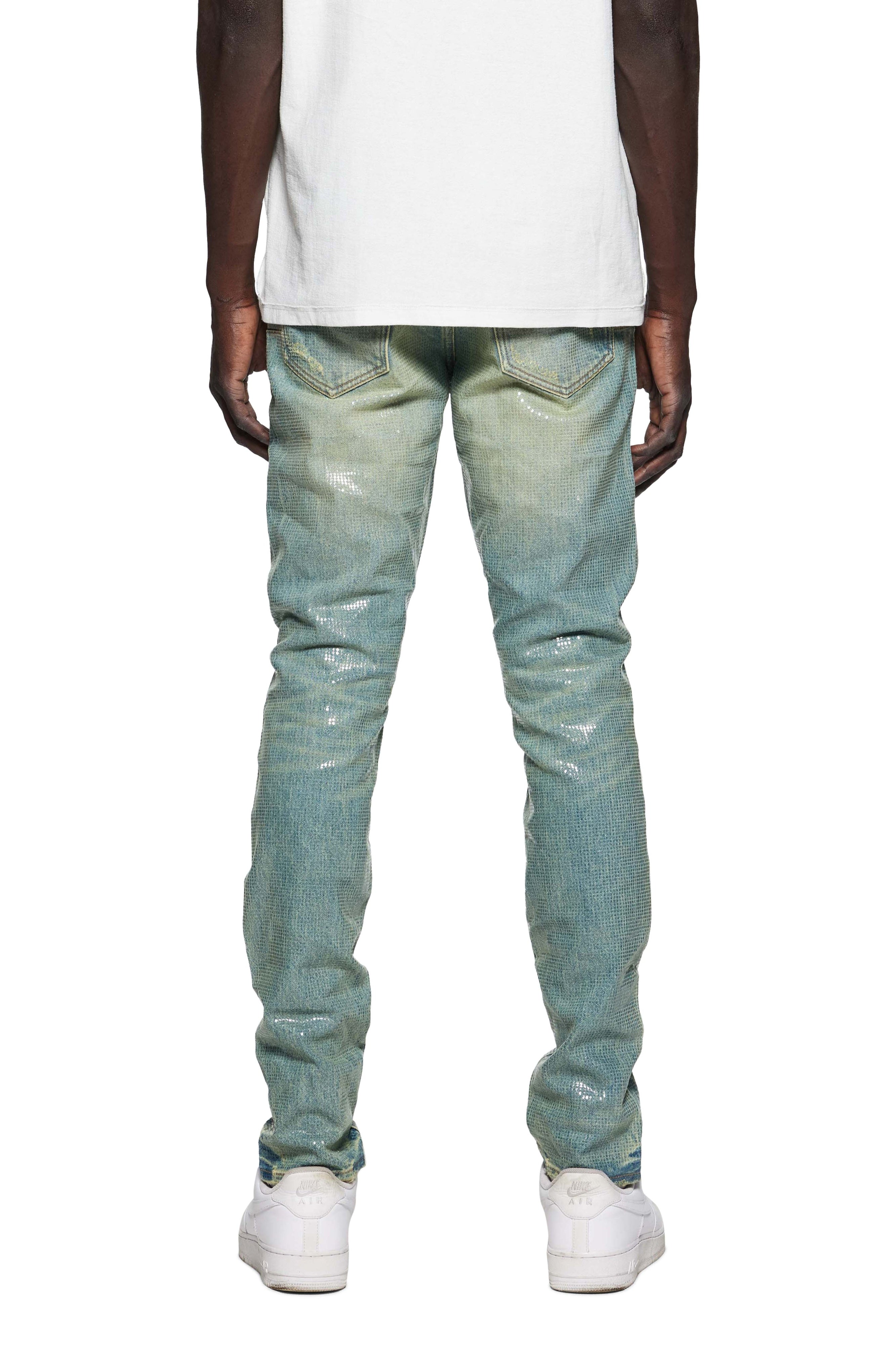PURPLE BRAND P001 Light Blue Vintage Purple Brand Mens Skinny Fit