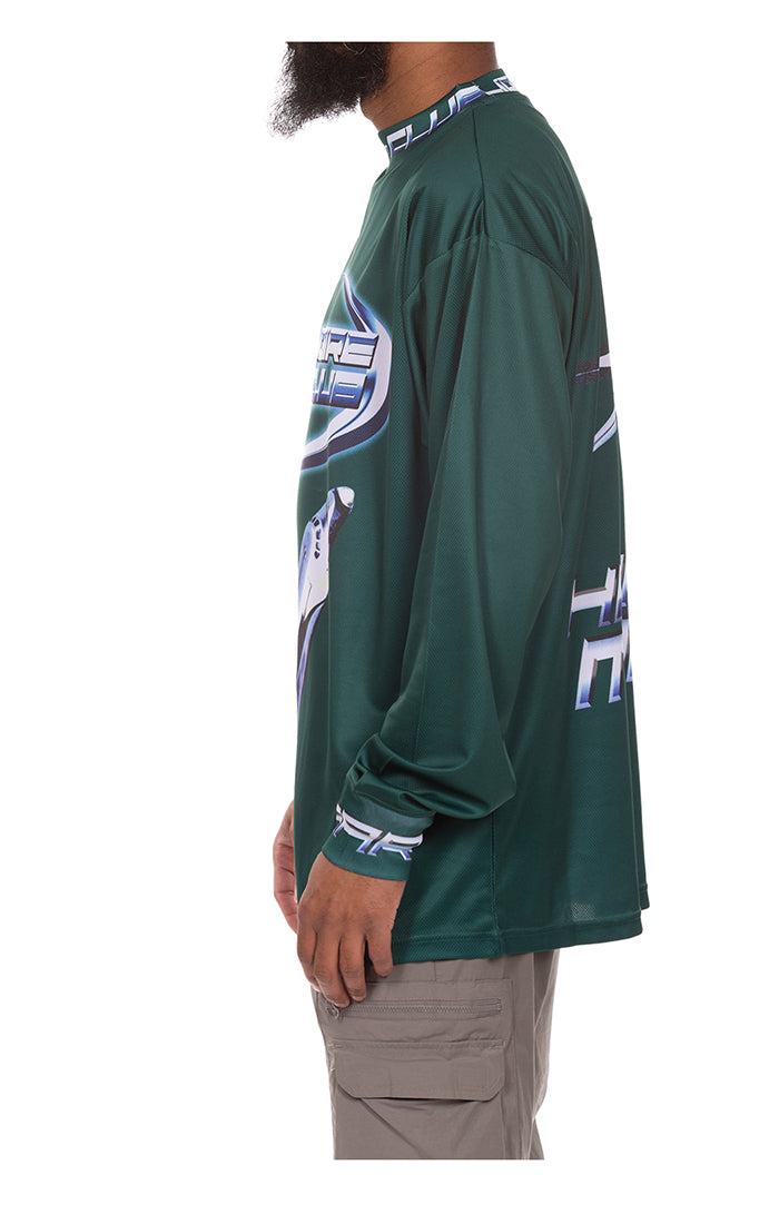 Billionaire Boys Club bb discovery jersey ls knit - rain forest