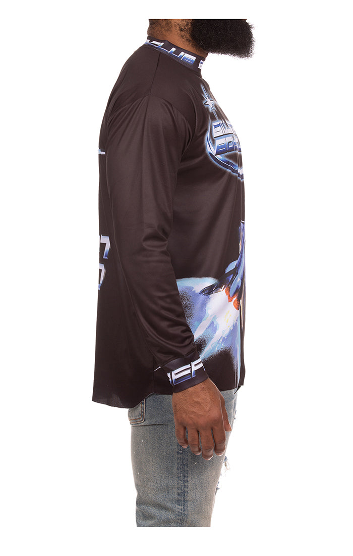 Billionaire Boys Club bb discovery jersey ls knit - black