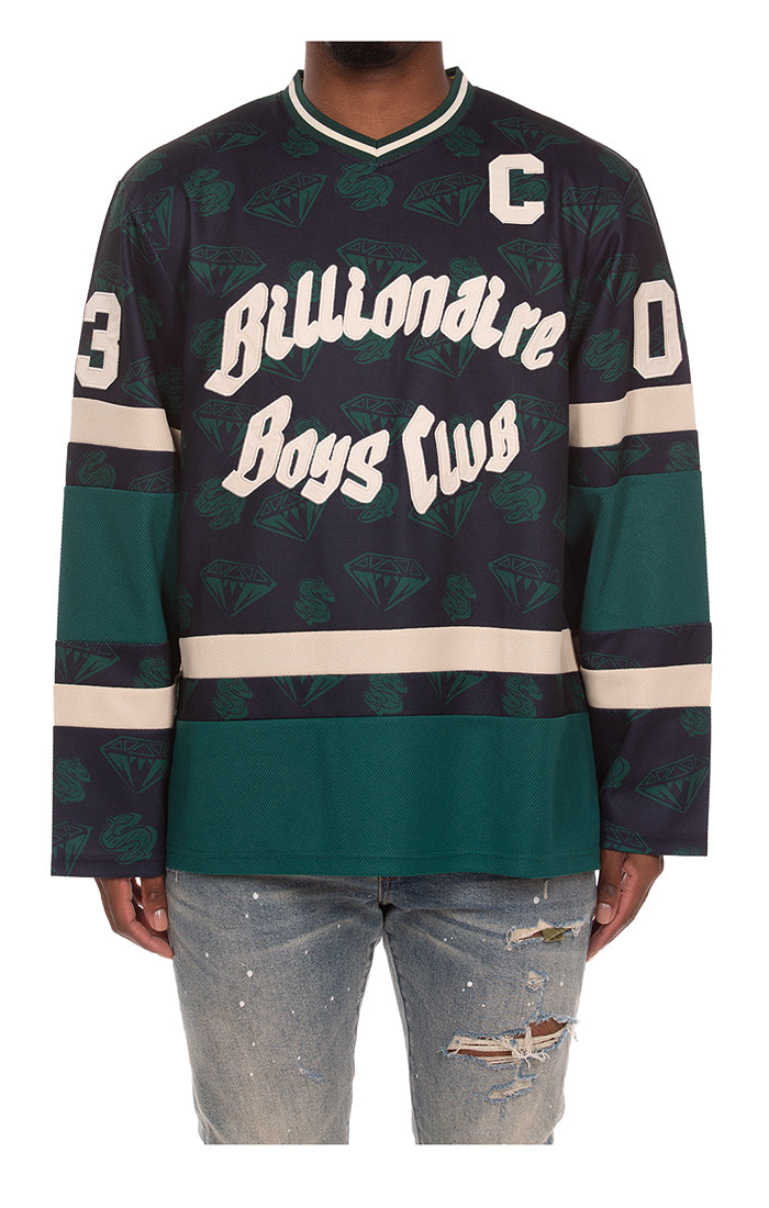 Billionaire Boys Club bb celsius jersey ls knit - navy blazer