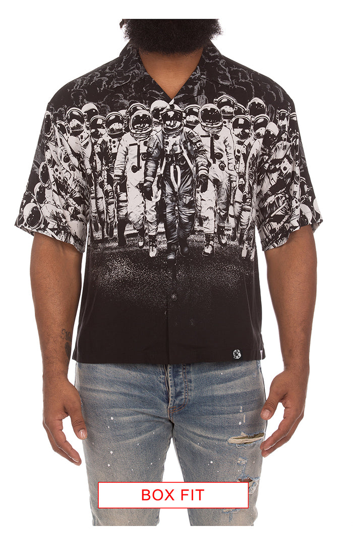 Billionaire Boys Club bb journey ss woven - black