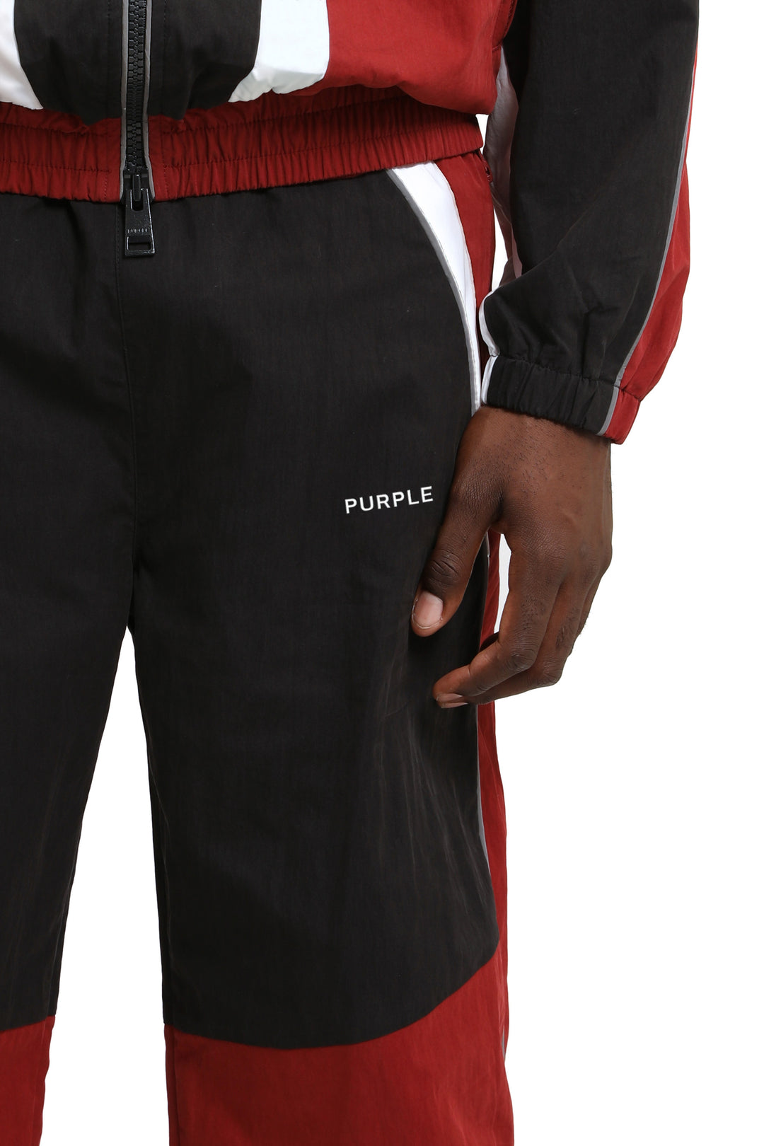 Purple Brand M5080 Black CBCR126 Poplin Track Pant - Black