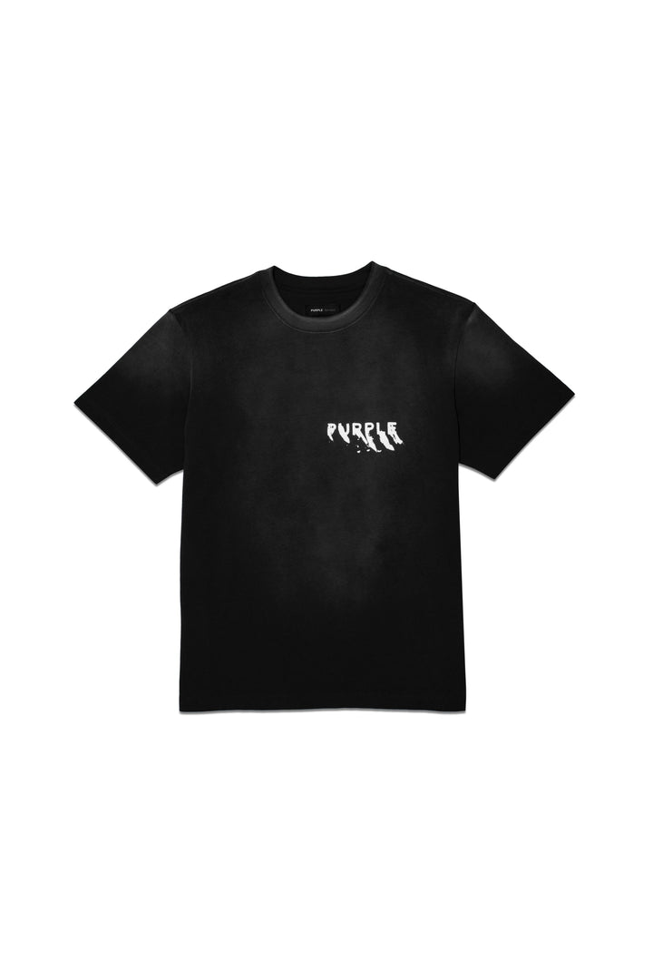 Purple Brand P117 Black HJBB423 Heavy Jersey SS Tee - Black