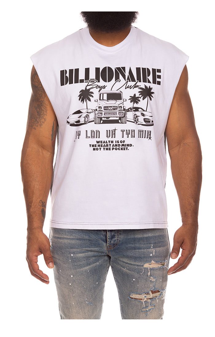 Billionaire Boys Club bb ride ss knit - white