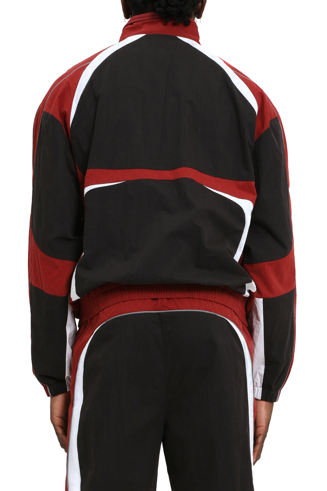 Purple Brand M6102 Black CBCR126 Poplin Track Jacket - Black