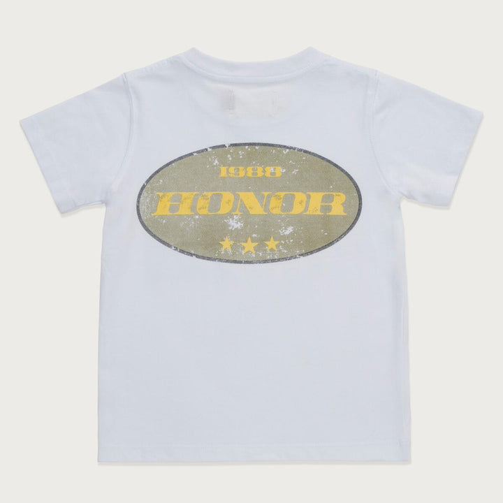 Honor The Gift For Children Kids Honor Badge SS Tee - White