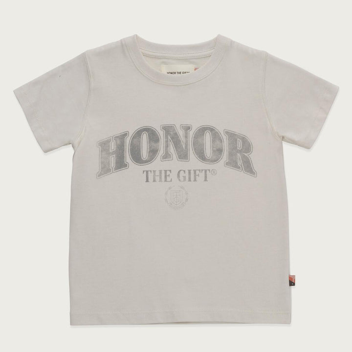 Honor The Gift For Children Kids Arched HTG SS Tee - Bone