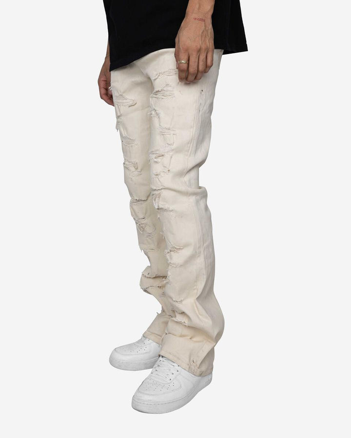 KENNY FLARE JEANS - CREAM