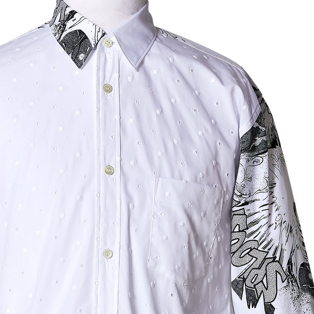 Comme des Garçons SHIRT Christian Marclay Printed Shirt - White