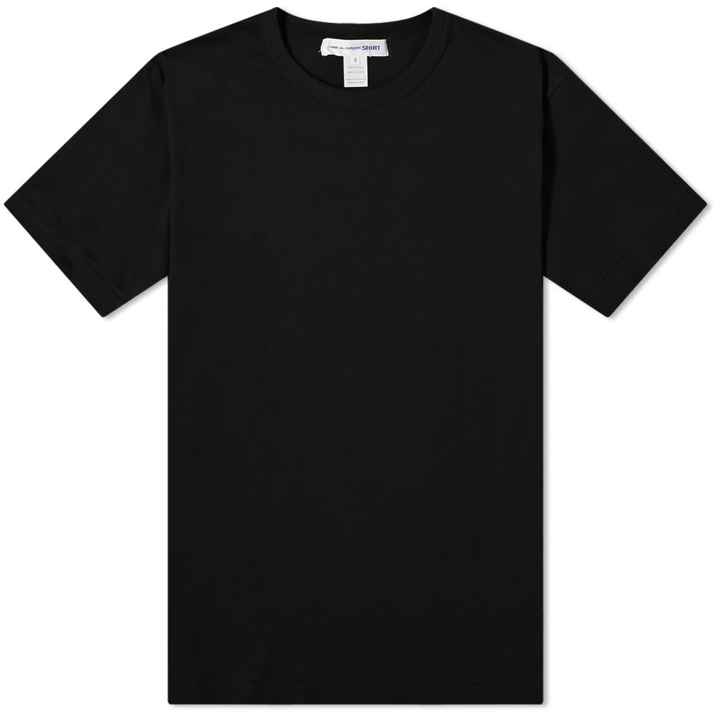 Comme Des Garçons SHIRT Small Logo Back T-Shirt - Black