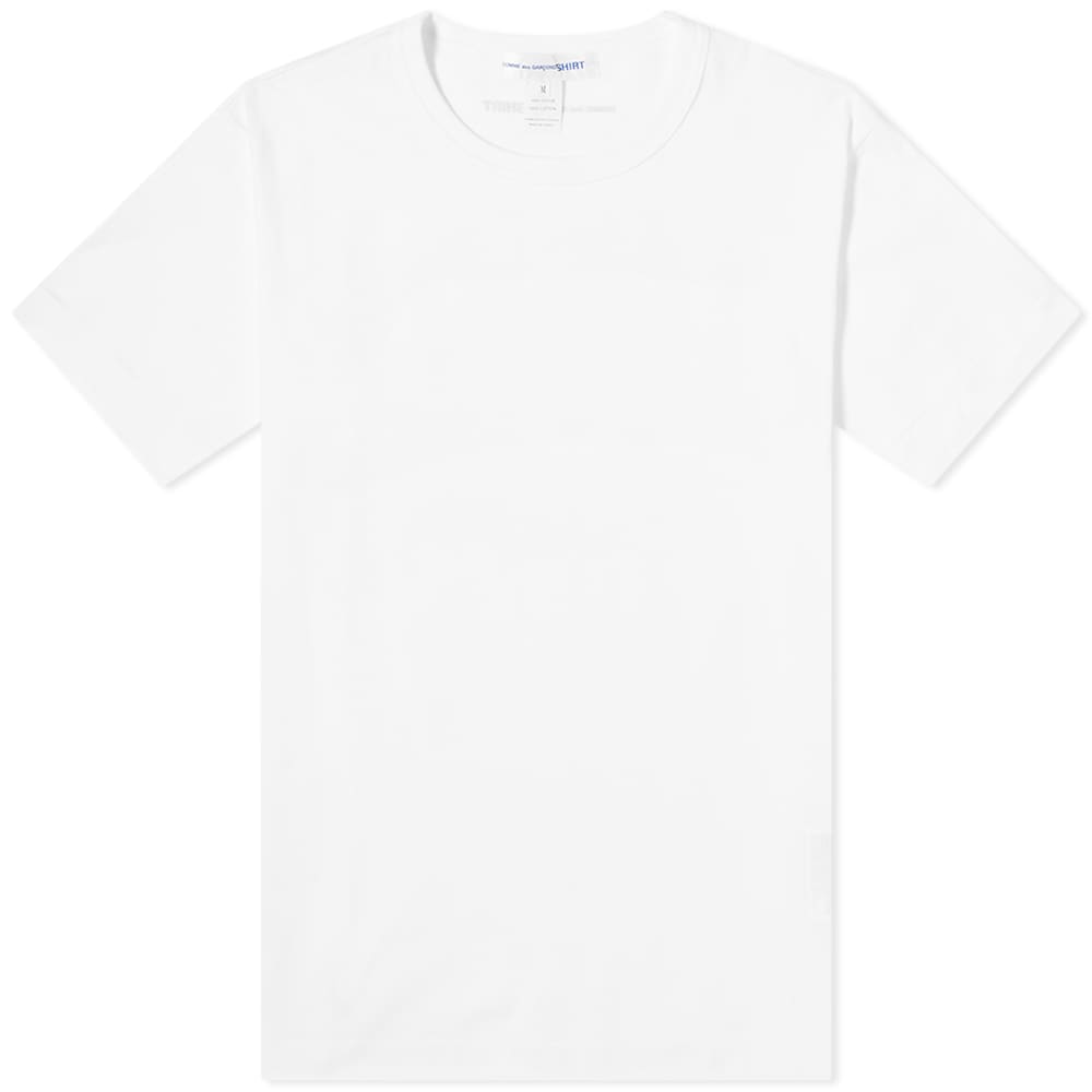 Comme Des Garçons SHIRT Small Logo Back T-Shirt - White