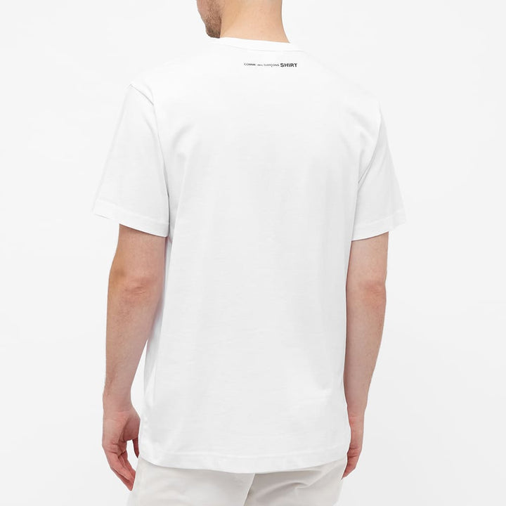 Comme Des Garçons SHIRT Small Logo Back T-Shirt - White