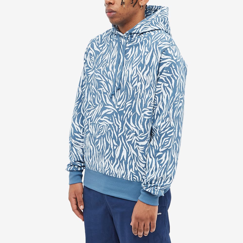 CLOT TIGER STRIPE HOODIE - NAVY