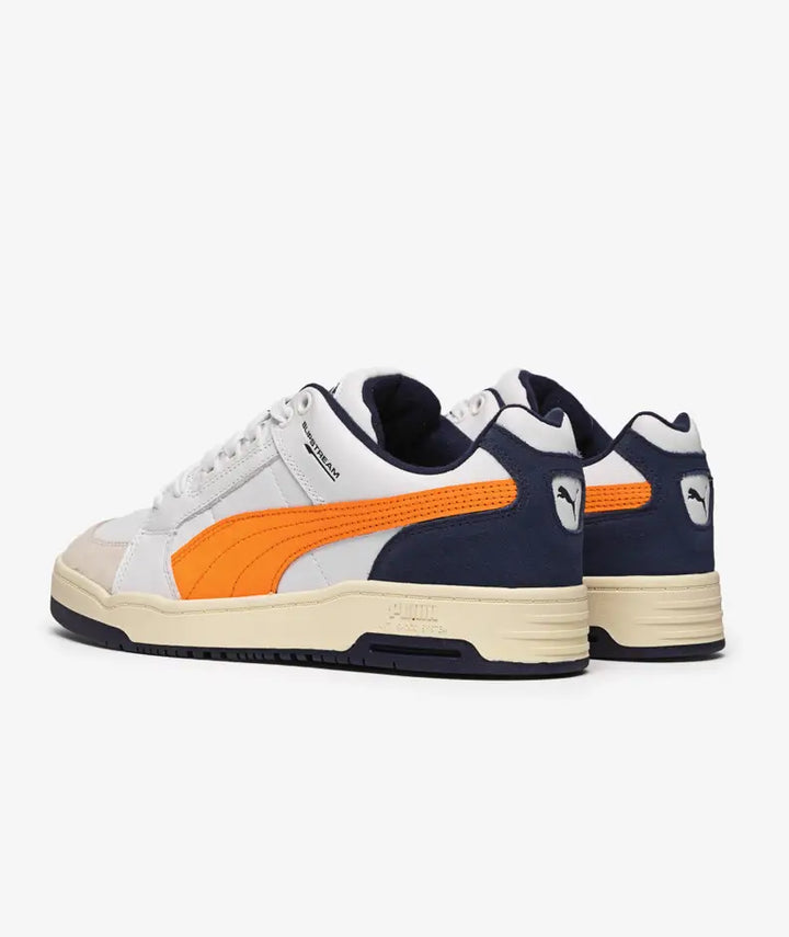 Puma SLIPSTREAM LO RETRO - Puma White-Vibrant Orange
